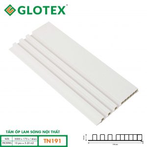 Tấm ốp lam sóng nội thất Glotex TN191