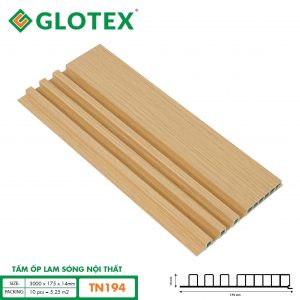 Tấm ốp lam sóng nội thất Glotex TN194