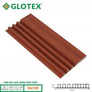 Tấm ốp lam sóng nội thất Glotex TN199