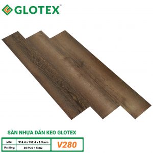 Sàn nhựa dán keo Glotex V280