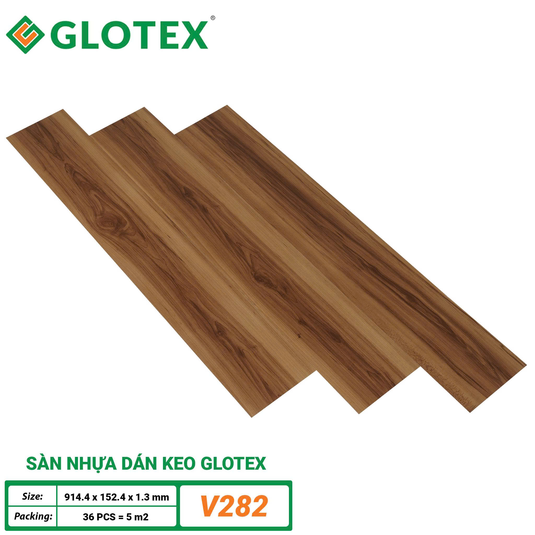 Sàn nhựa dán keo Glotex V282
